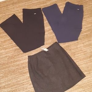 Eddie Bauer Lot of 3~Lightweight Pants & Skirt NWT